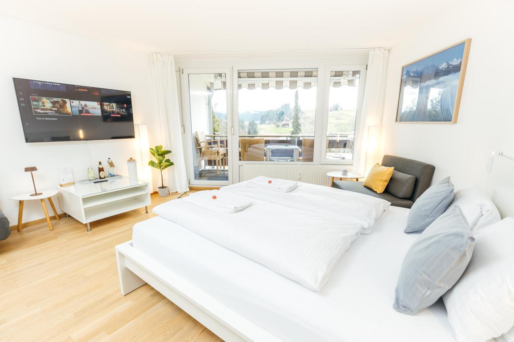 Heimatel - Suiten, Apartments Und Studios Scheidegg Exteriér fotografie